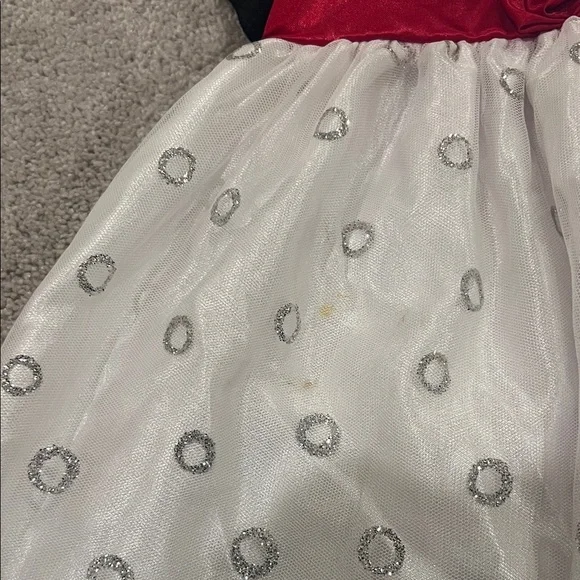 Great🎉 Condition ‘American Princess’ Black and White Dress with Red Accent, 2T - Picture 6 of 7